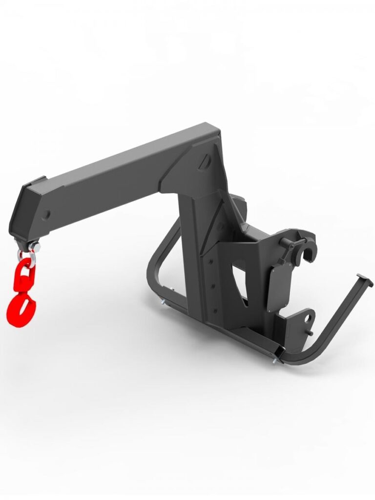 3,000 kg "gooseneck" jib for telehandlers