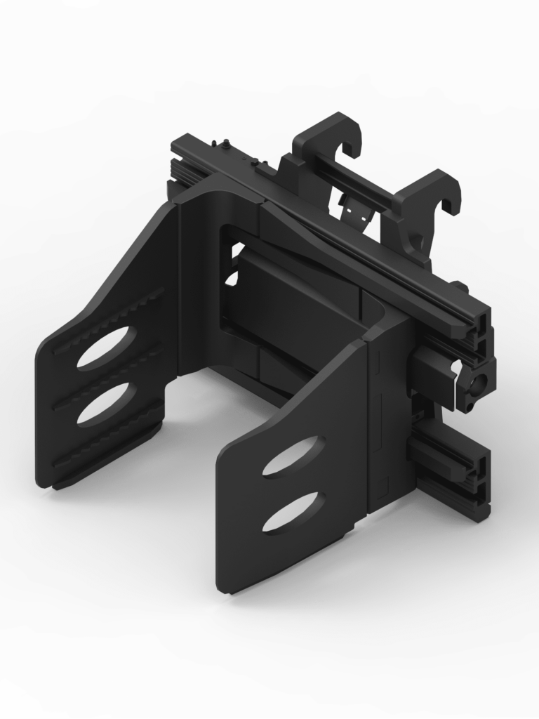 Recycling paper clamp for telehandlers