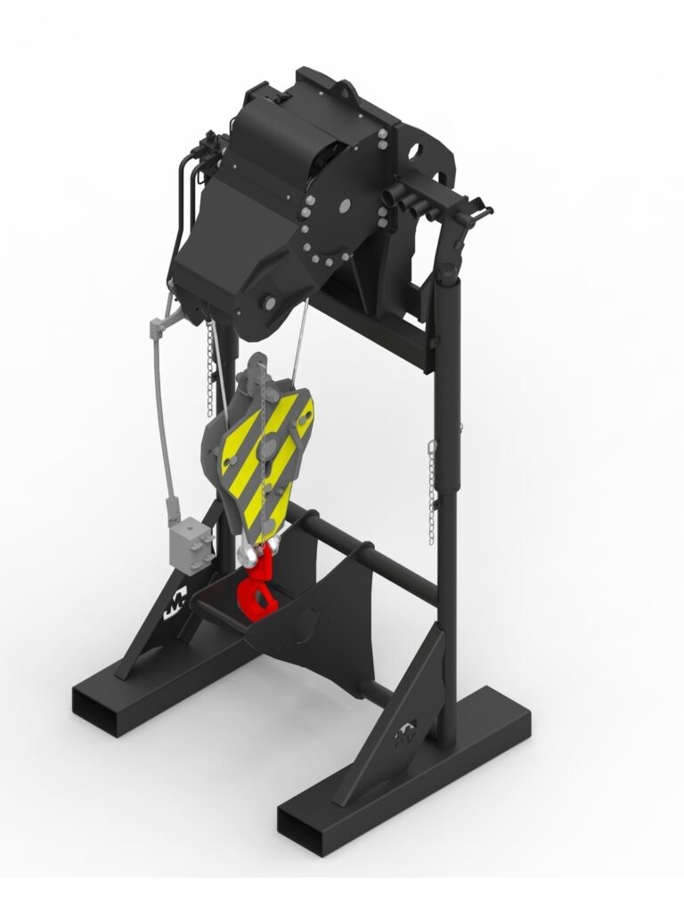 Winch winch 2,700 kg for telehandler