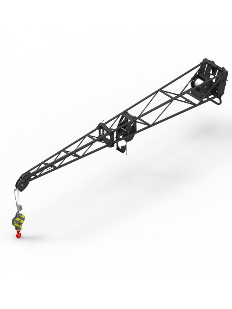 Jib with 800/1,500 kg winch for telehandlers