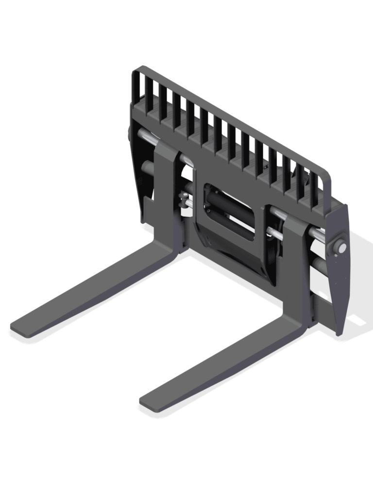 Pallet forks 16t (with fork position and lateral offset) for telehandlers
